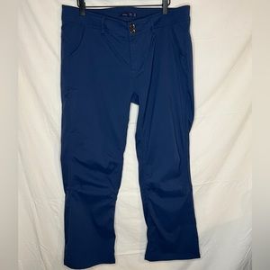 PrAna Halle Straight Athletic Pants Dark Blue size 16